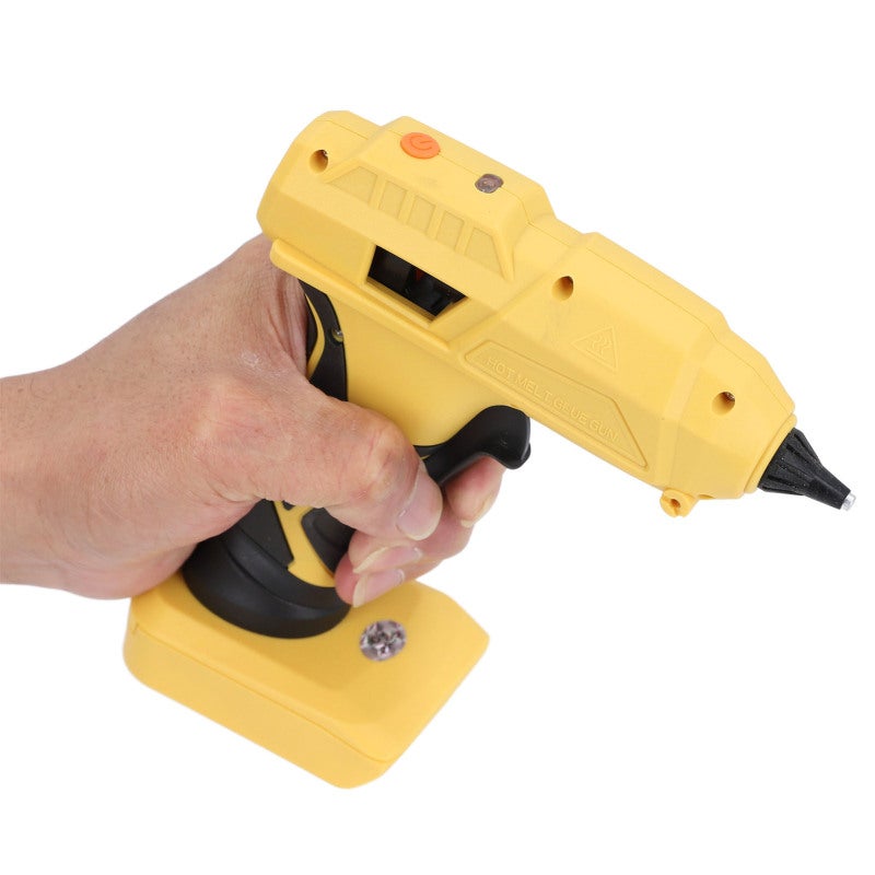 Cordless Glue Gun 20V Battery Powered: 100W 3-Min Preheat, Replaceable Copper Nozzle - Ergonomic Grip, 5 Glue Sticks Hot Melt Gun for DIY Handicrafts, Home Maintenance, Woodworking Projects - Image 4