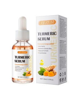 Turmeric Serum for Dark Spots 1 Fl Oz, Turmeric Dark Spot Corrector Serum for Face & Body, Anti Aging Facial Serum for Women and Men, Reduces Hyperpigmentation, Age Spots, Sun Spot, Improve Skin Tone