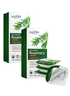 SADOER 2-Boxes Rosemary Nourishing and Smoothing Hair Mask,Penetration Essence Hair Mask Hair Treatment  - Image 1