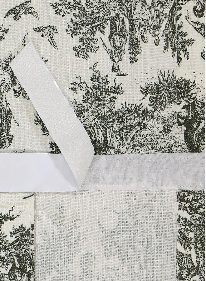 ويفرلي ستارة ويفرلي تشارمد لايف الكلاسيكية ذات الطابع الريفي الفرنسي، مناسبة لنافذة أو باب فرنسي أو باب زجاجي أو باب فناء، لوحة واحدة، 26 بوصة × 68 بوصة، لون العقيق - Image 4