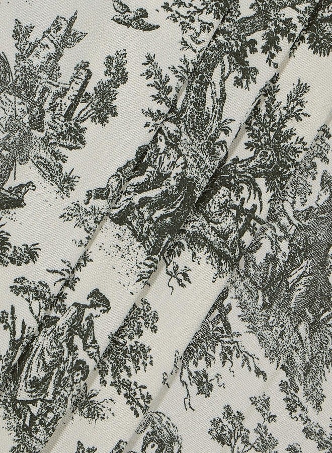 ويفرلي ستارة ويفرلي تشارمد لايف الكلاسيكية ذات الطابع الريفي الفرنسي، مناسبة لنافذة أو باب فرنسي أو باب زجاجي أو باب فناء، لوحة واحدة، 26 بوصة × 68 بوصة، لون العقيق - Image 5