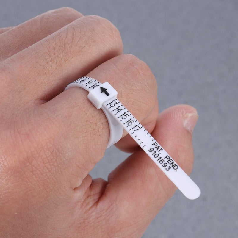 أداة قياس مقاسات الخواتم Gadpiparty Ring Gauge Multisizer، مناسبة للرجال والنساء لفحص وتعديل ملاءمة الخواتم في الولايات المتحدة الأمريكية - Image 4