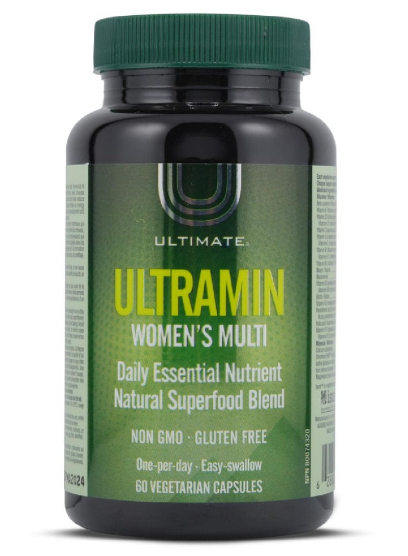 Ultimate Ultramin - Women's Multi - 60 Vegetarian Capsules - Image 1