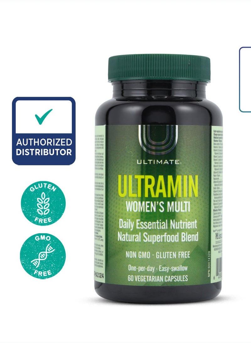 Ultimate Ultramin - Women's Multi - 60 Vegetarian Capsules - Image 2