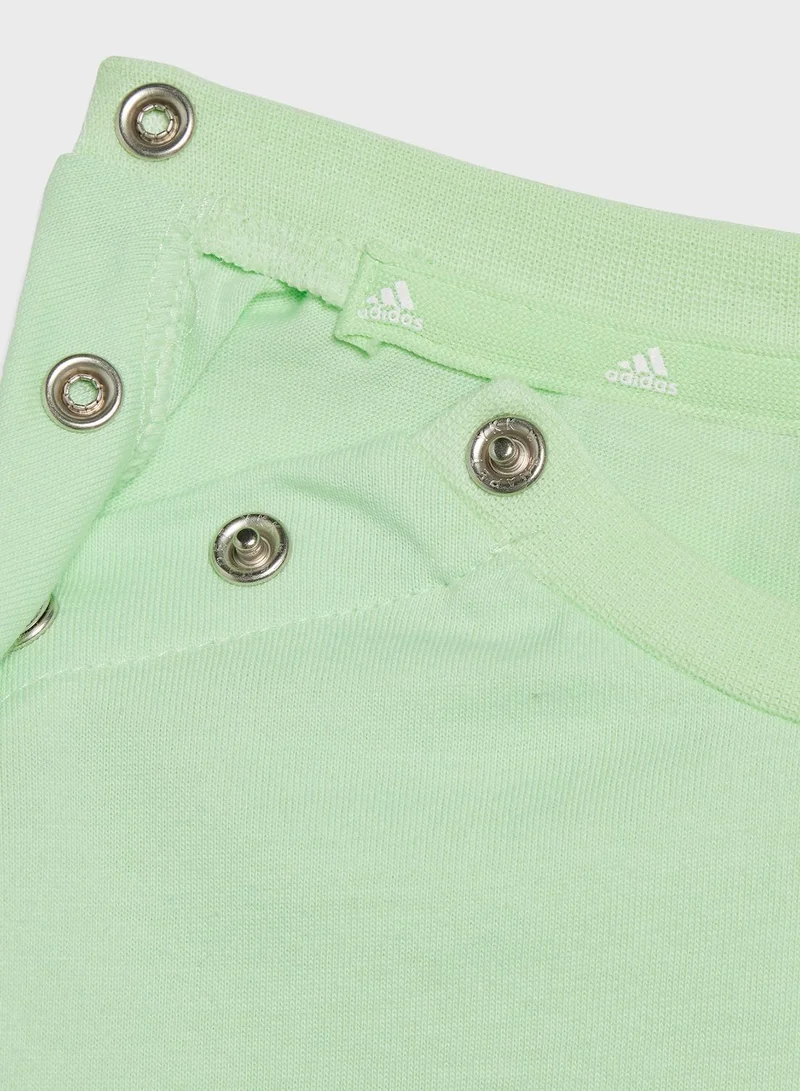 Adidas Infants Essentials Allover Printed T-Shirt Set