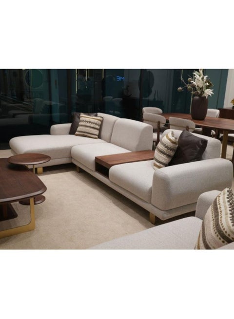 2-piece linen corner sofa, size 250 x 170 cm, depth 90 cm