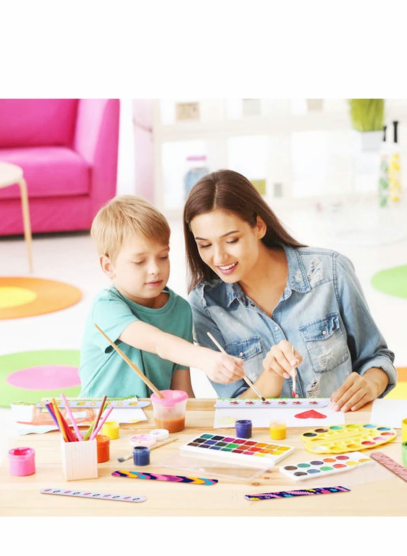 Excefore 30 Pack Slap Bracelets White, DIY Bands Party Favors for Birthday, Blank Soft Wristband School Craft Projects, Painting - Image 3