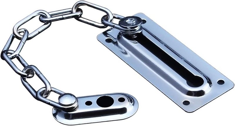 Stainless Steel Anti Theft Door Lock High Security Hotel Restrictor Color B - Image 1