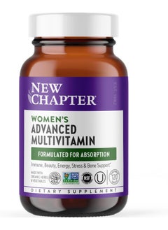 New Chapter Women'S Multivitamin + Immune Support, Women'S Advanced Multi - Fermented With Whole-Foods & Probiotics + Iron + Vitamin D3  - Image 1