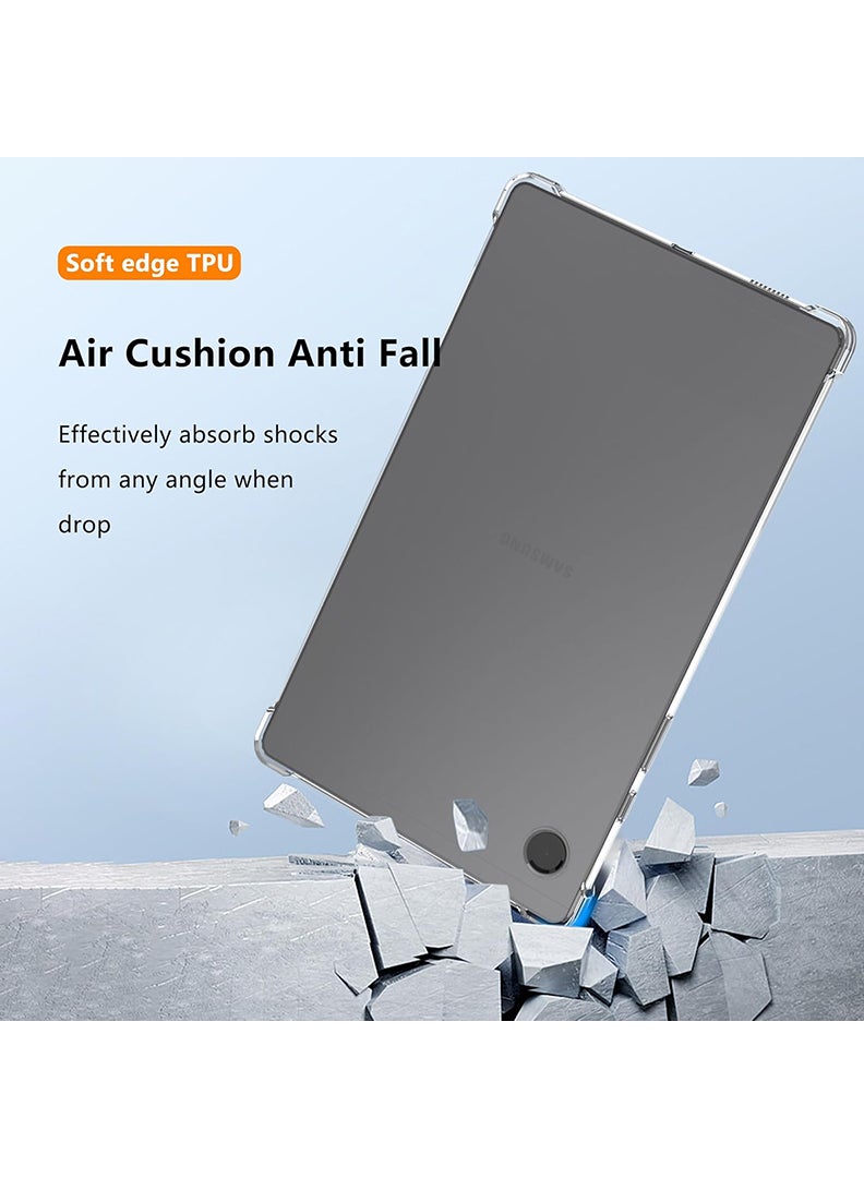 Theodor Clear Case For Samsung Galaxy Tab A9 8.7-Inch, Shock-Absorption TPU Cover with Reinforced Corners, Soft Flexible & Crystal Clear Protective Bumper Case - Image 2