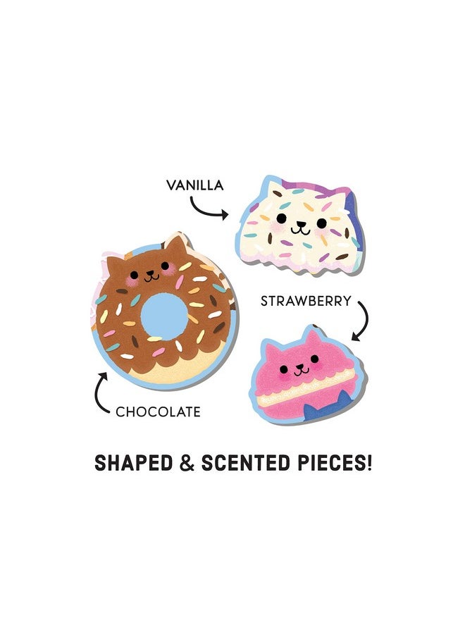 Mudpuppy - Mudpuppy Cat Cafe 60 Piece Scratch & Sniff Puzzle - Image 1
