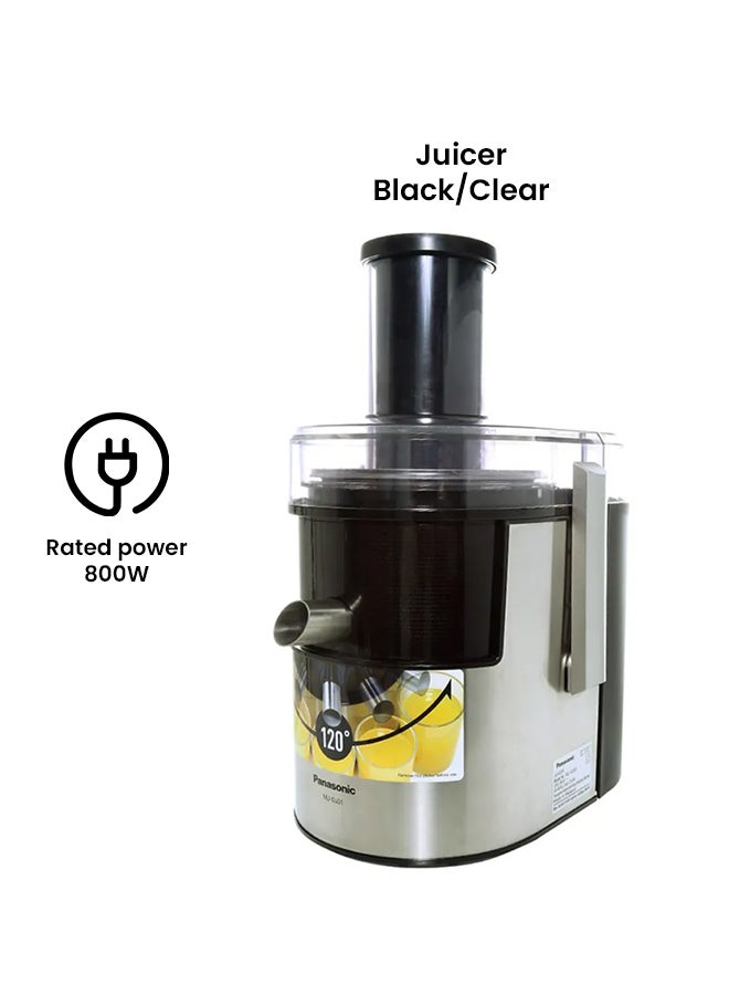 Panasonic Juicer 800 W MJDJ01S Black/Clear - Image 2