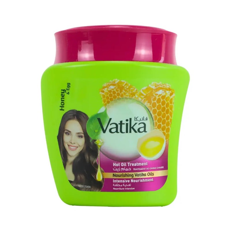Vatika Hot Oil Trearment With Honey & Egg Nourishing Vatika Oils For Intensive Nourishment- 500gm