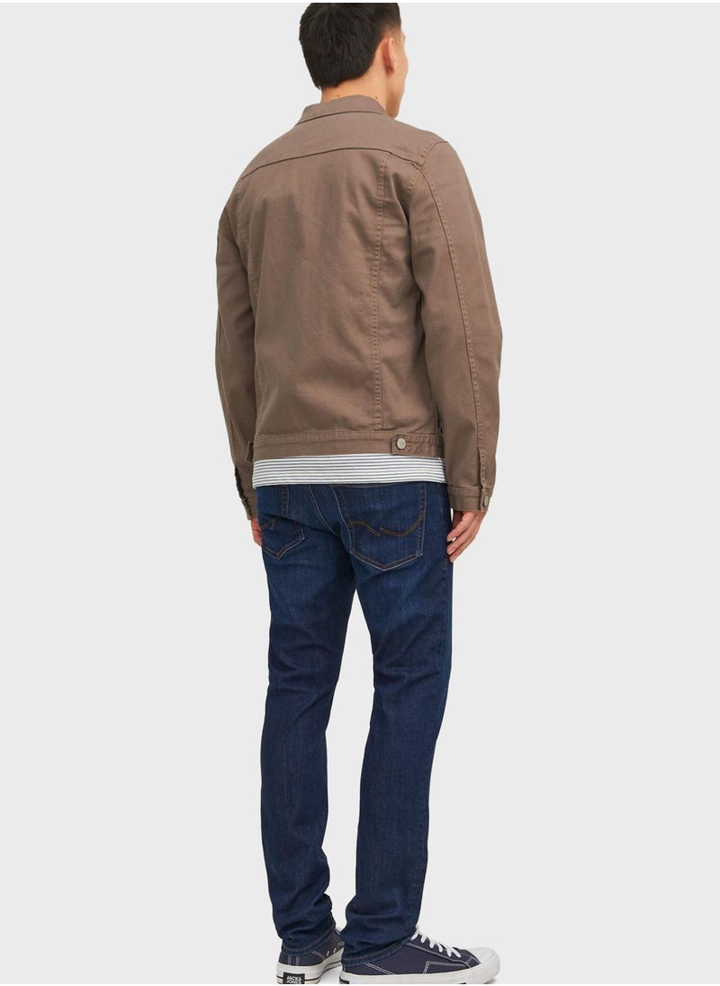 JACK & JONES - Light Wash Straight Fit Jeans - Image 1