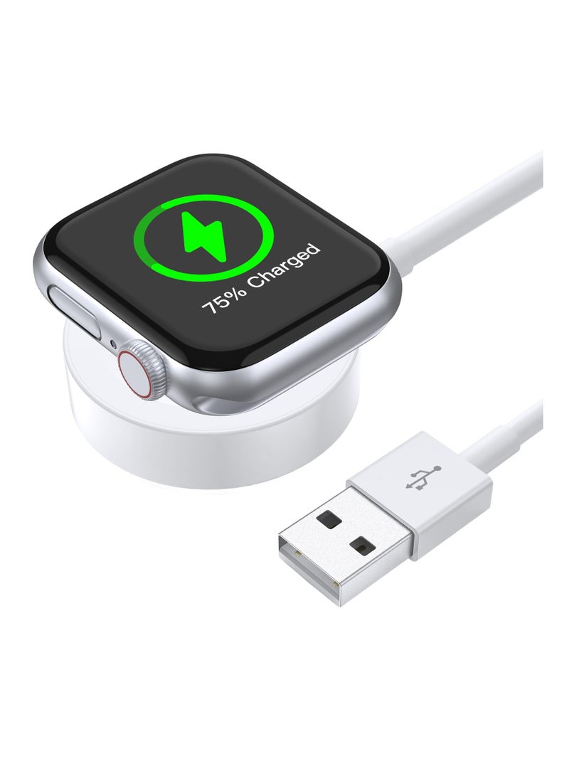 Excefore Upgrade Watch Charger for Apple Watch Charger - Watch Charger Charging Cable for Watch Series 8/7/6/5/4/3/2/SE/SE2, Magnetic Fast Charger Cord for iWatch Portable Wireless Charging (3.3ft /1m) - Image 1