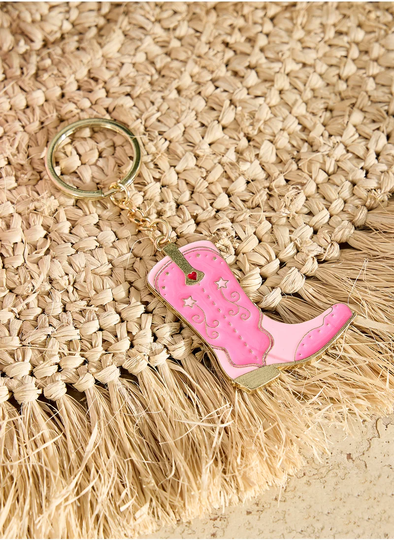 ساس آند بيل Cowboy Boot Enamel Keyring