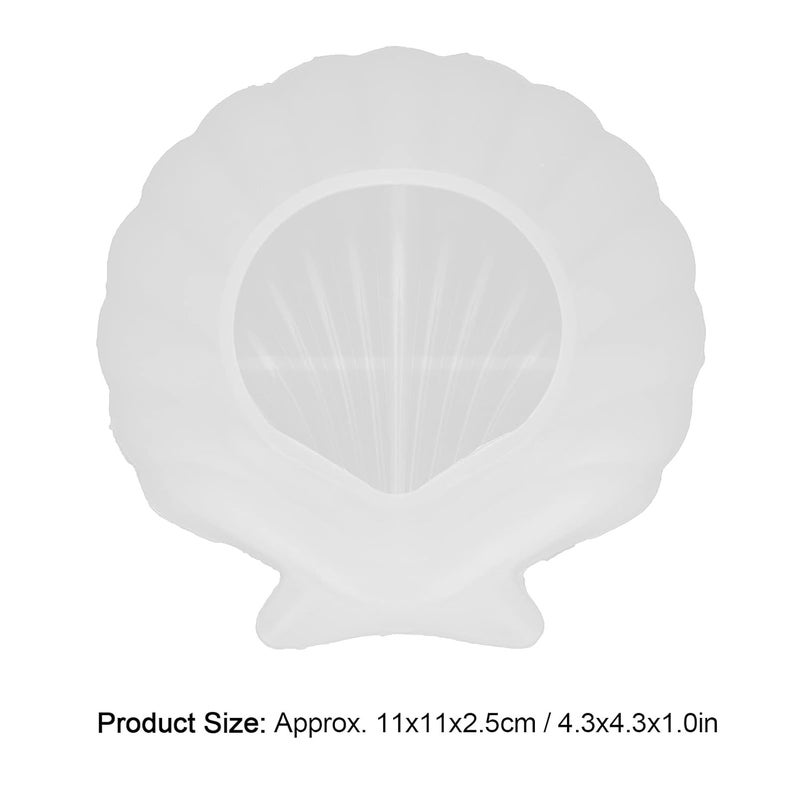 woobles Shell Tray Mold Shell Storage Silicone Mold Shell Silicone Storage Tray Molds DIY Shell Silicone Storage Plate Mold Shell Jewelry Tray Mold Storage Silicone Mold - Image 5