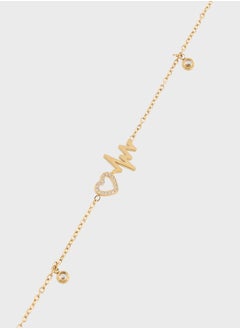 ELLA Heart Charm Anklet  - Image 2