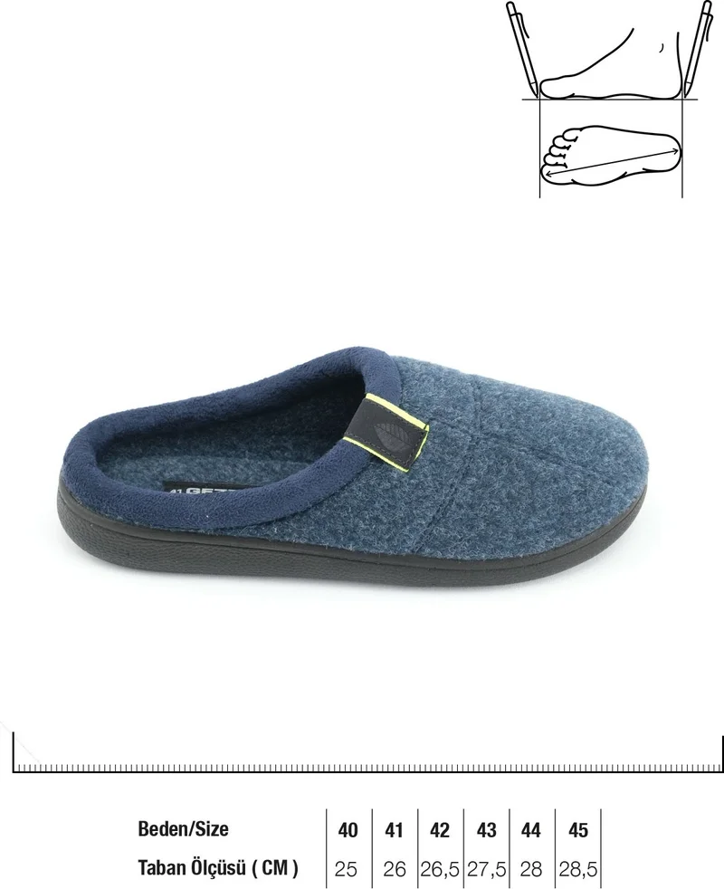 Gezer Winter Men's Comfort Sole Home Garden Slippers