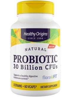 Healthy Origins Healthy Origins Probiotic 30 Billion CFUs - Shelf Stable Probiotics for Women and Men - Supports Gut Health - Probiotics for Digestive Health - 60 Veggie Capsules  - Image 1
