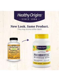 Healthy Origins Healthy Origins Probiotic 30 Billion CFUs - Shelf Stable Probiotics for Women and Men - Supports Gut Health - Probiotics for Digestive Health - 60 Veggie Capsules  - Image 4