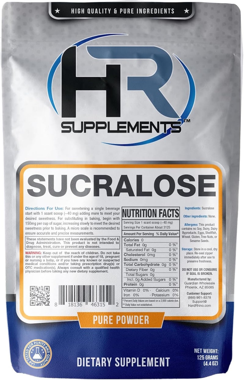 Hard Rhino Sucralose Powder - 250 Grams - Image 3