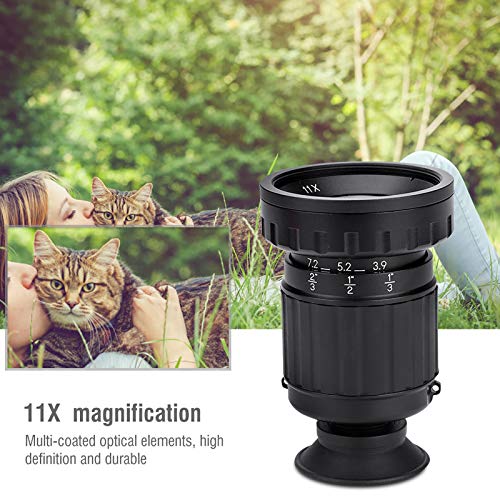 Acouto Directors Viewfinder, Acouto Director's Viewfinder VD-11X Professional Micro Director's Viewfinder with HD Multicoated Glass 11x Zoom Camera View Finder Phototgarphy Accessory Aluminum Body - Image 2