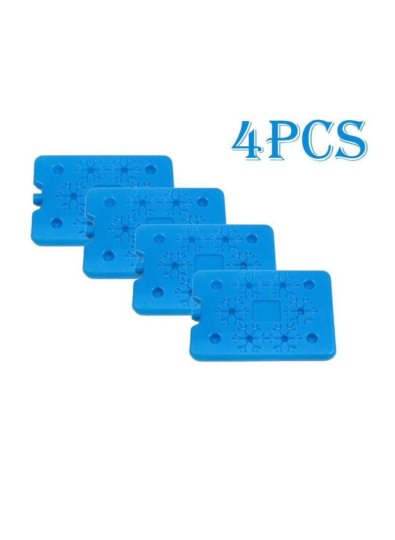 general 4 Pieces Ice Packs For Lunch Box Reusable Ultra Thin Freezer Packs Long Lasting For Coolers Cooler Bag For Work School Picnic Or Camping Keep Food Fresh Lightweight Design For Easy Carrying - Image 1