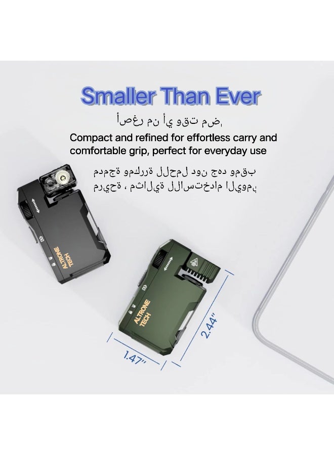 ألترون مصباح يدوي ALTRONE صغير قابل لإعادة الشحن من نوع G5، بقوة 400 لومن | مصباح يدوي مغناطيسي بسلسلة مفاتيح مع إضاءة RGB، ومشبك دوار 180 درجة، وشحن سريع من النوع C، ومصباح جيب مقاوم للماء للتخييم والتنزه والطوارئ. - Image 3