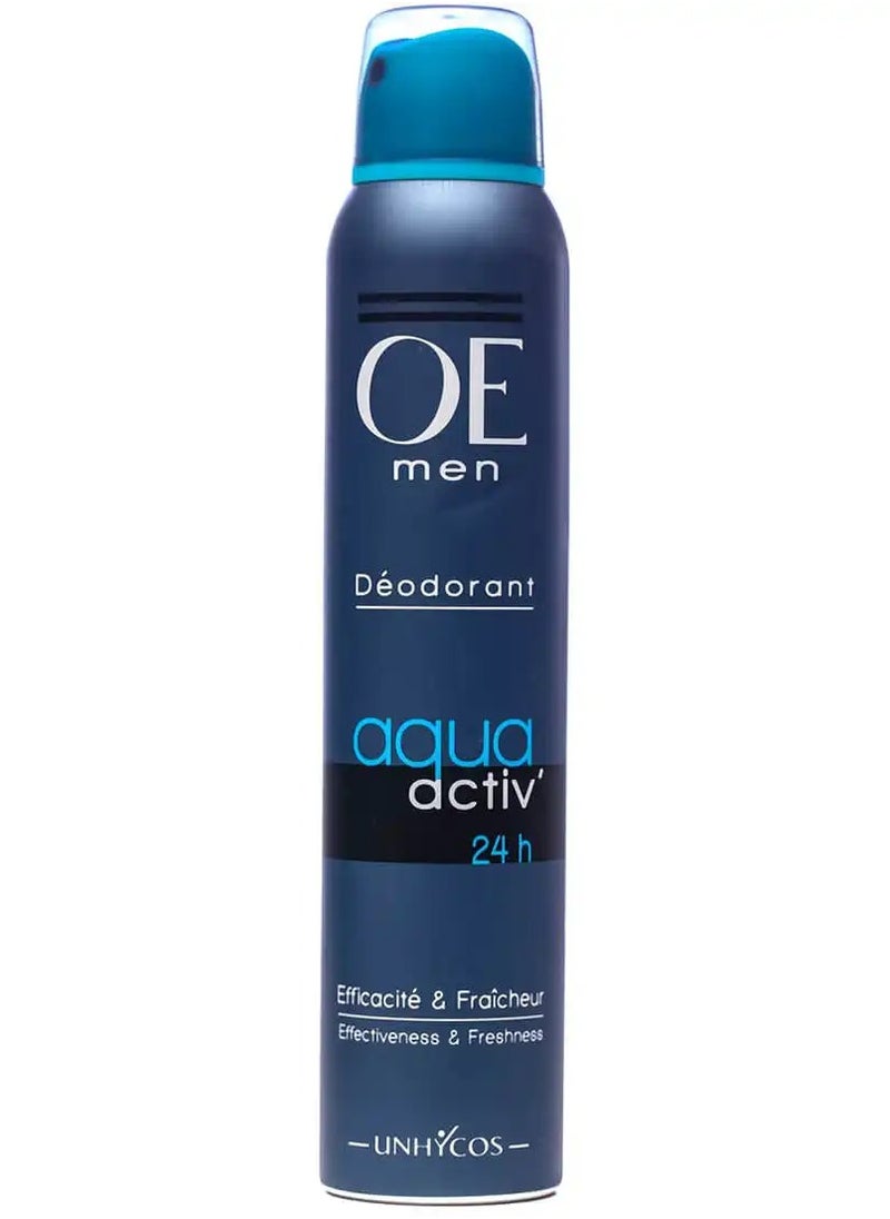 OE - OA Men Aqua Active Deodorant Spray 200 ml - Image 1