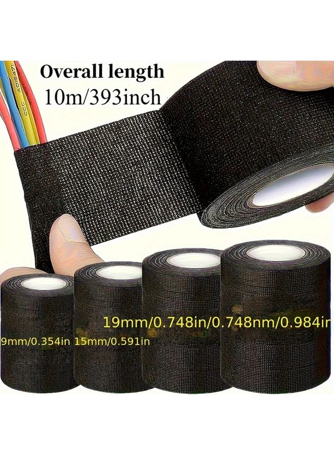25 Mm Heat Resistant Self Adhesive Wire Wrapping Tape Automotive Cable Protection - Image 2