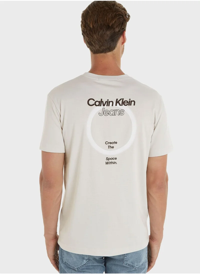 Calvin Klein Jeans Logo Crew Neck T-Shirt