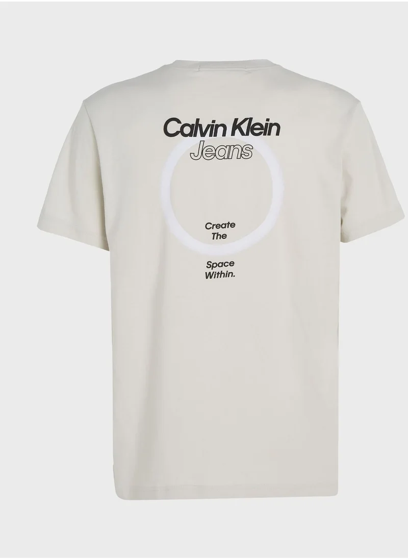 Calvin Klein Jeans Logo Crew Neck T-Shirt