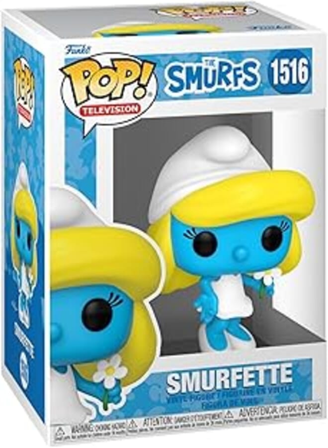 Funko Pop! Cartoon Animation: The Smurfs - Smurfette with Flower #1516
