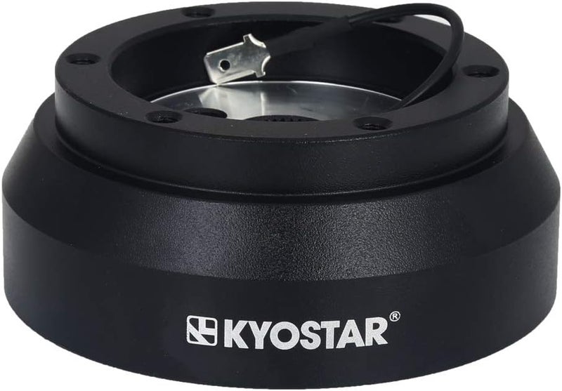 KYOSTAR عجلة قيادة سوداء محول محور عجلة القيادة، طقم محول محور عجلة القيادة من الألومنيوم لجيب وجي إم ودودج وبويك SRK-170H تصميم مضاد للانزلاق - Image 3