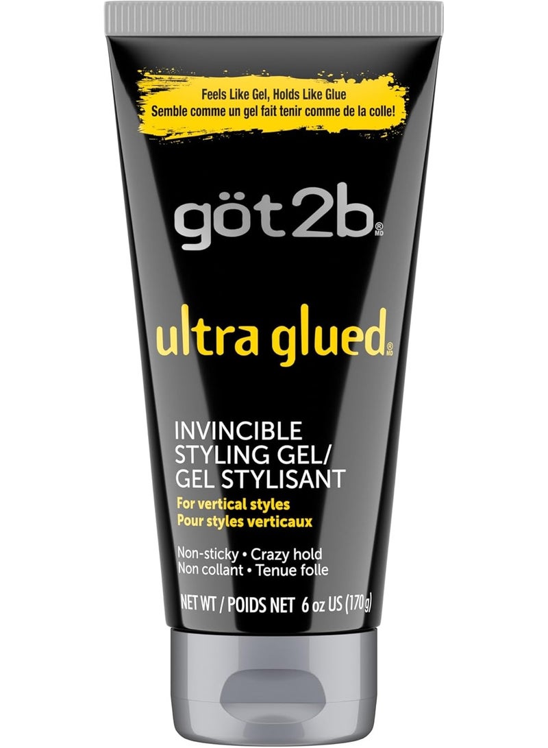 Got2b Ultra Glued Invincible Styling Hair Gel, 170g
