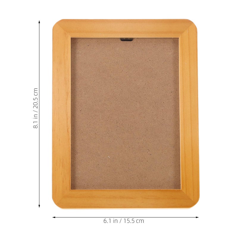 Wooden Pregnancy Sonogram Photo Frame 12 8x17 8cm For Baby Announcement Nursery Decor - Image 3