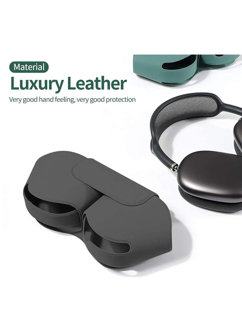 Compatible with Smart Case for Apple AirPods Max Automatic Sleep Function Protective Headphones Case Cover Scratch-proof Travel Carrying Case Airpods Max Accessories for AirPod Max-Black