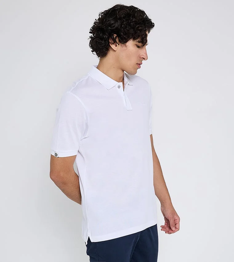 Ben Sherman  Ben Sherman Men's Short Sleeve Solid Polo Tees for Men | Best Price UAE