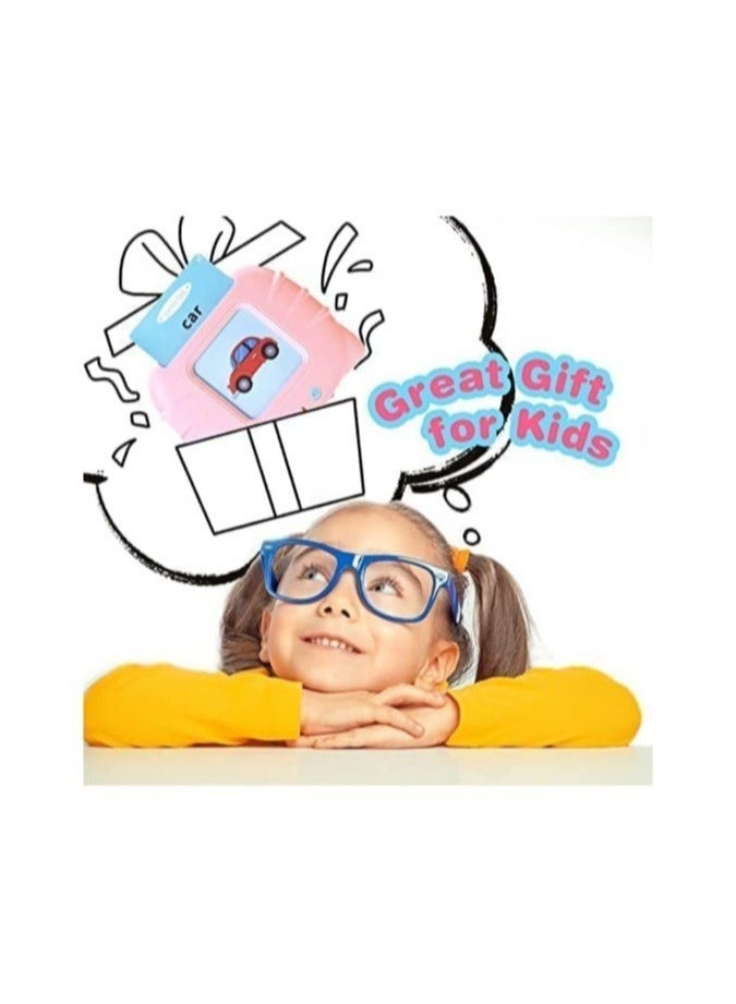 بطاقات فلاش صوتية تعليمية للأطفال في مرحلة ما قبل المدرسة من مونتيسوري للحيوانات للأطفال من 1 إلى 6 سنوات. ألعاب تعليمية بطاقات فلاش تتحدث مع 112 بطاقة مزدوجة الجوانب 224 كلمة - Image 2