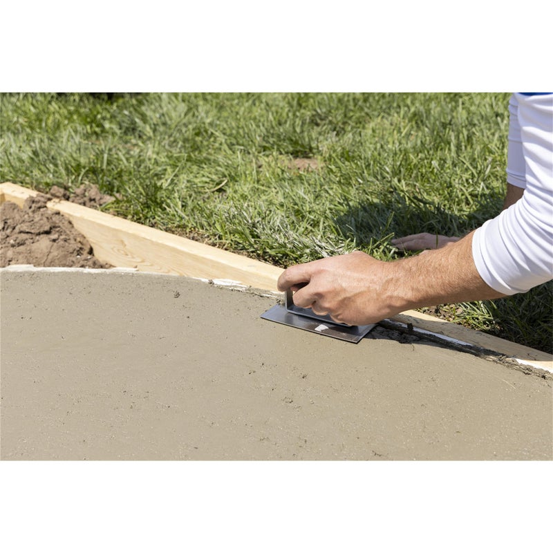 MARSHALLTOWN Curved Concrete Edger, 6 x 3 Stainless Steel Blade, 1/2 Lip x 3/8 Radius, Made in the USA, 136SSD - Image 5