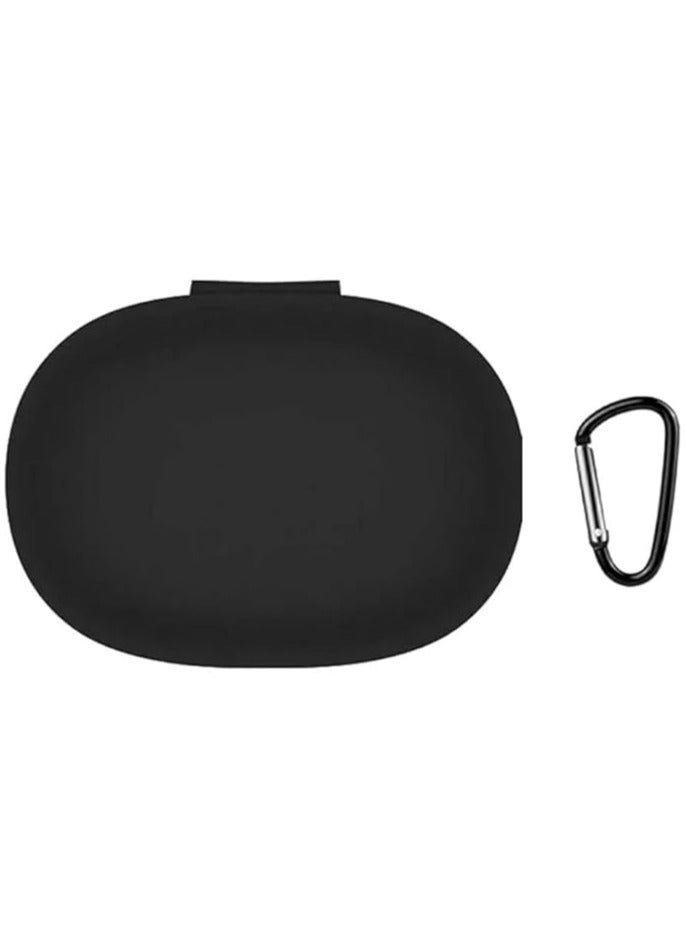 حافظة سيليكون لسماعه ريلمي بودز Q - أسود - Image 2