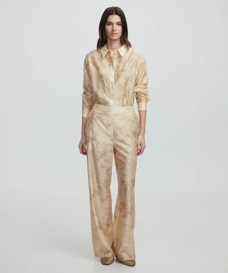 Ipekyol Embroidered And Jacquard Trousers