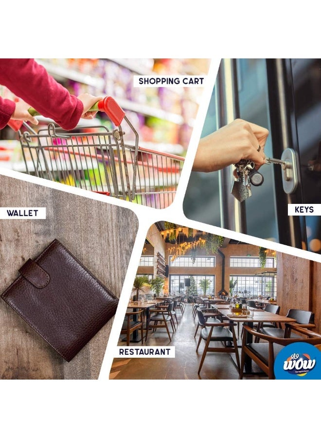 WOW Sanitizer Wipes - 80 Count Canister - Image 4