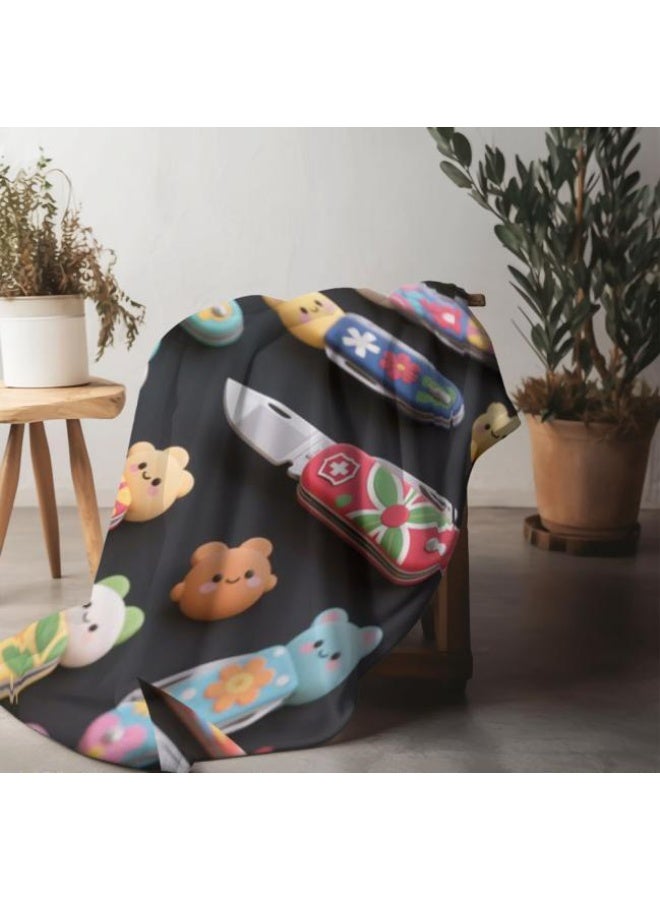 general Baby and children's cartoon flannel thin blanket (warm and comfortable, suitable for sleep, game use) 70cm*100cm - Image 4