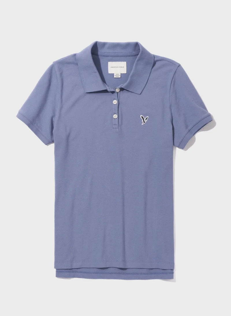 American Eagle Logo Polo T-Shirt