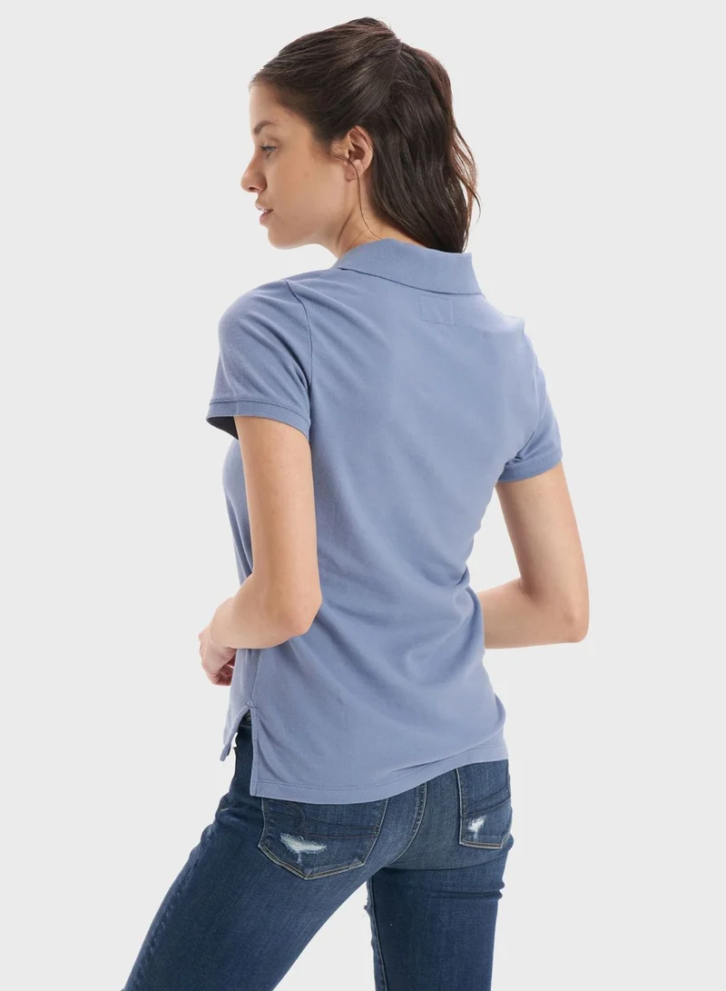 American Eagle Logo Polo T-Shirt