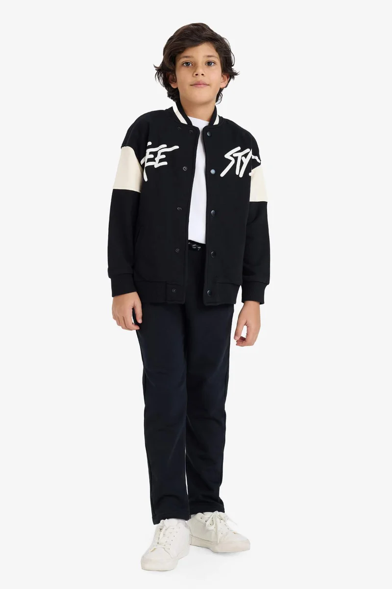 ديفاكتو Boy Regular Fit Elastic Waist Sweatpants