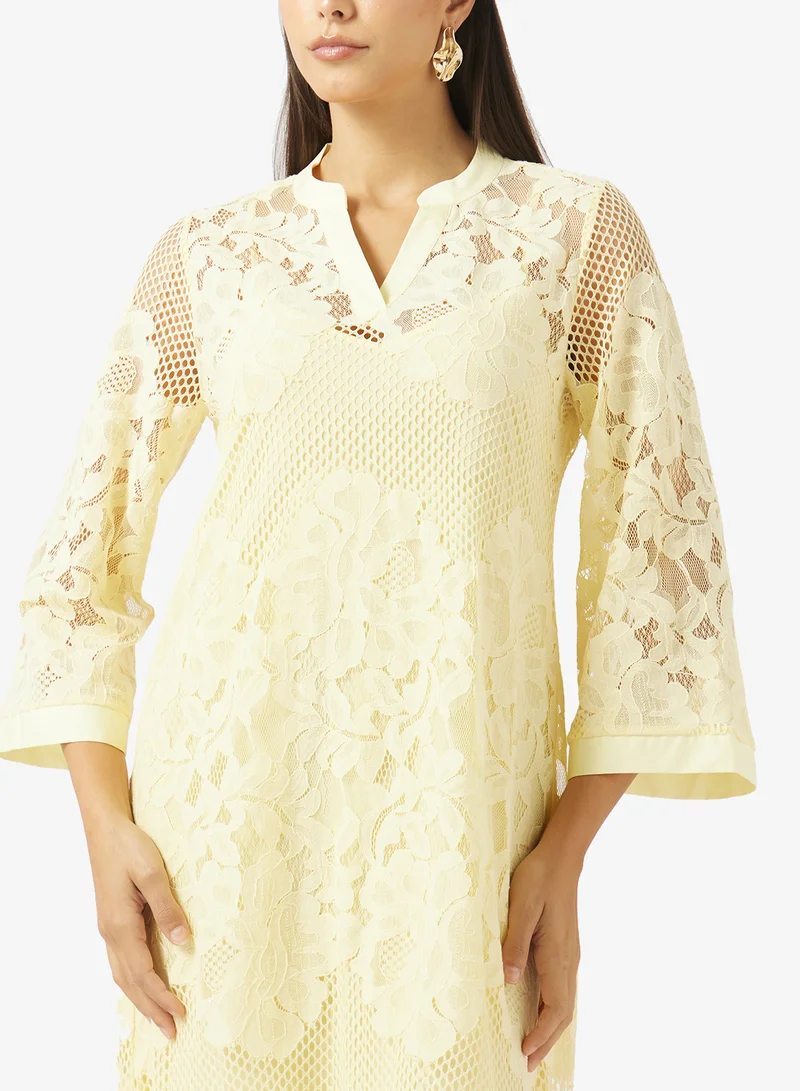 Vero Moda  V-Neck Lace Detailed Maxi Dress for Women | Best Price UAE