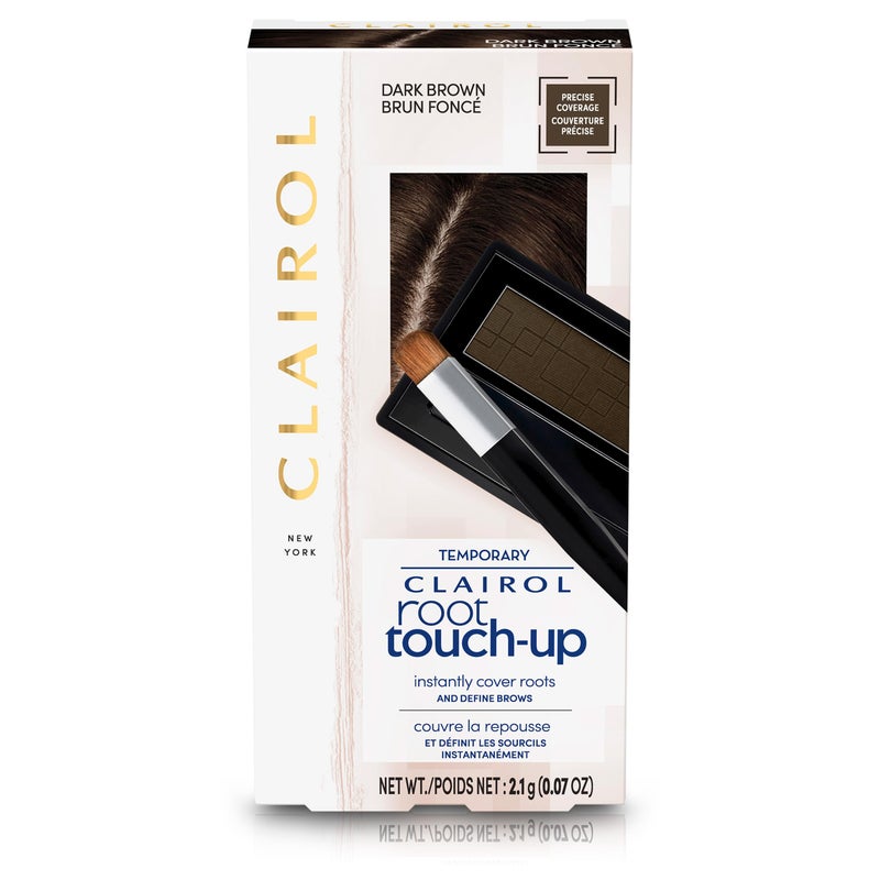 Clairol Root Touch-Up Temporary Concealing Powder, Dark Brown Hair Color, Pack of 1 - Image 1